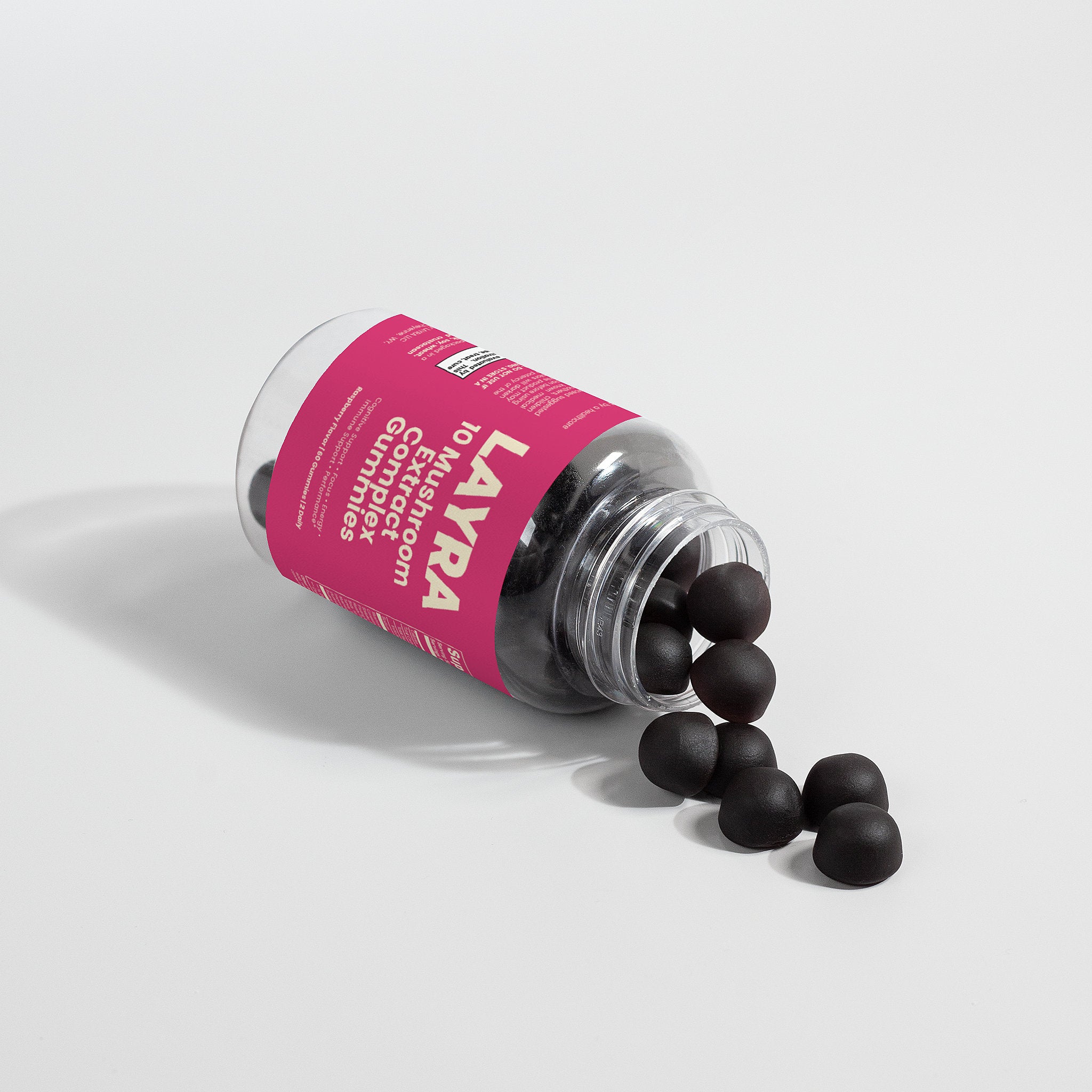 10-in-1 Super Mushroom Gummies - Raspberry Flavour