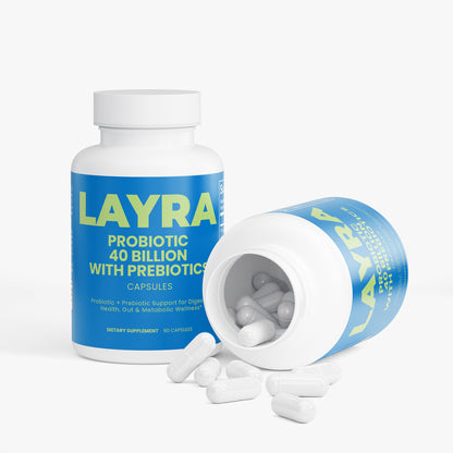 Probiotic 40 Billion with Prebiotics — The High-Potency Synbiotic for Restoring Core Gut Health