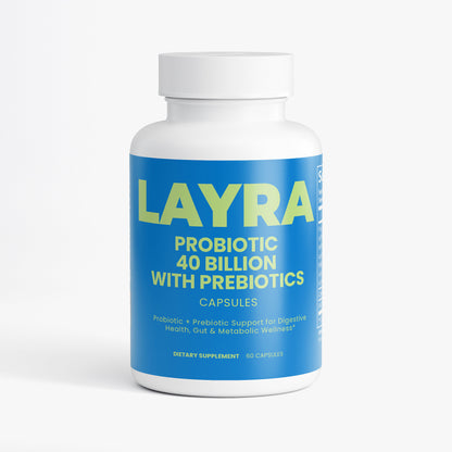 Probiotic 40 Billion with Prebiotics — The High-Potency Synbiotic for Restoring Core Gut Health