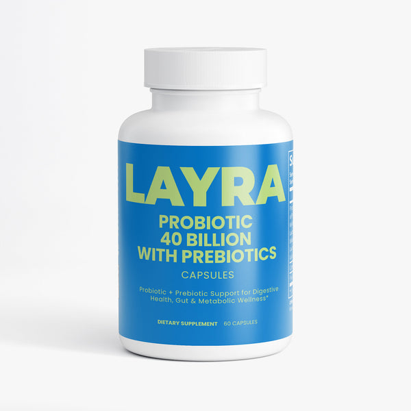 Probiotic 40 Billion with Prebiotics — The High-Potency Synbiotic for Restoring Core Gut Health