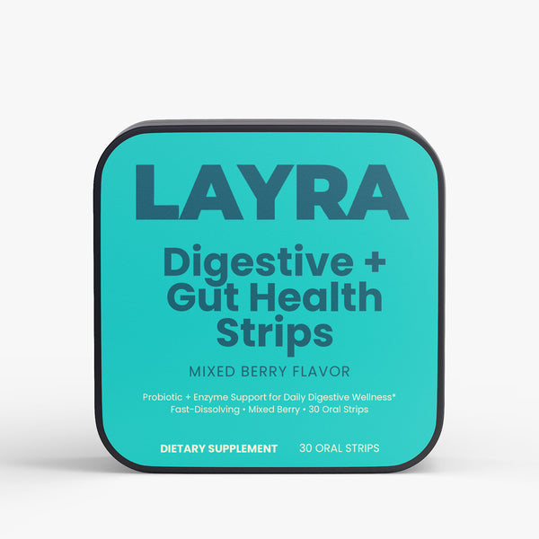 Digestive + Gut Health Strips — The Instant-Release Support for Bloat Relief & Nutrient Absorption