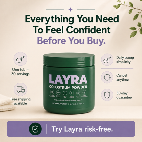 LAYRA Bovine Colostrum Powder