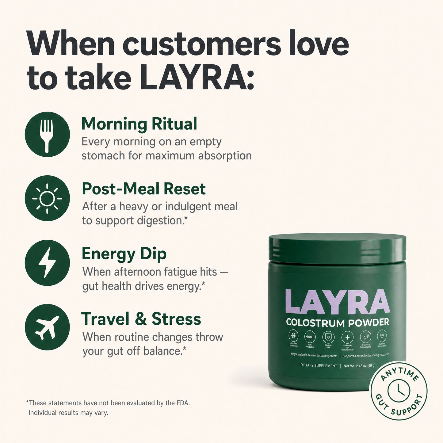 LAYRA Bovine Colostrum